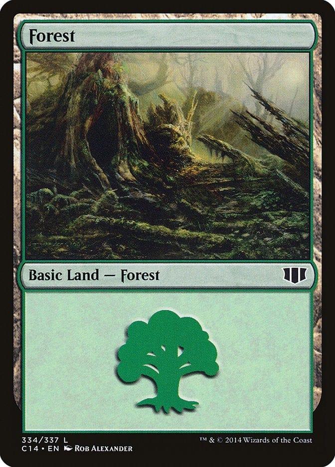 Magic: The Gathering MTG Single Forest (334) [Commander 2014]