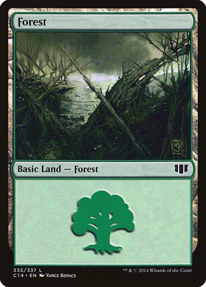Magic: The Gathering MTG Single Forest (335) [Commander 2014]