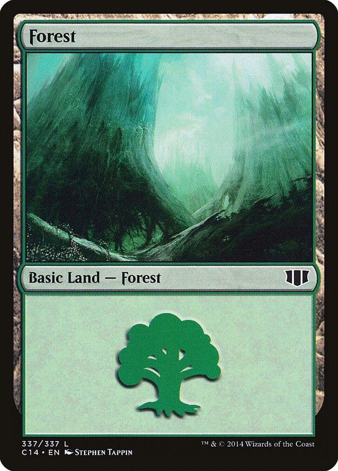 Magic: The Gathering MTG Single Forest (337) [Commander 2014]