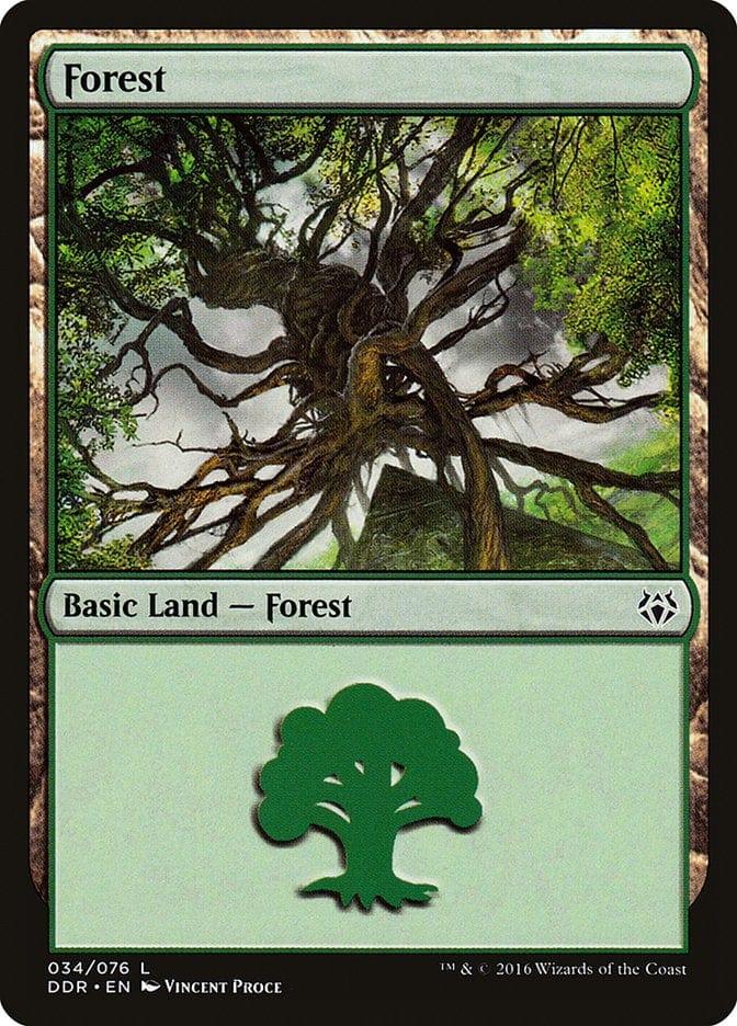 Magic: The Gathering MTG Single Forest (34) [Duel Decks: Nissa vs. Ob Nixilis]