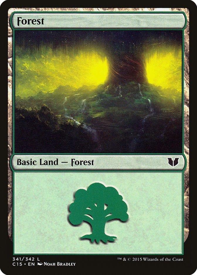 Magic: The Gathering MTG Single Forest (341) [Commander 2015]