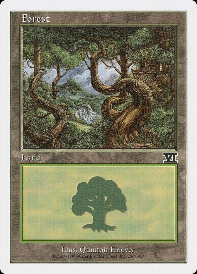 Magic: The Gathering MTG Single Forest (347) [Classic Sixth Edition]