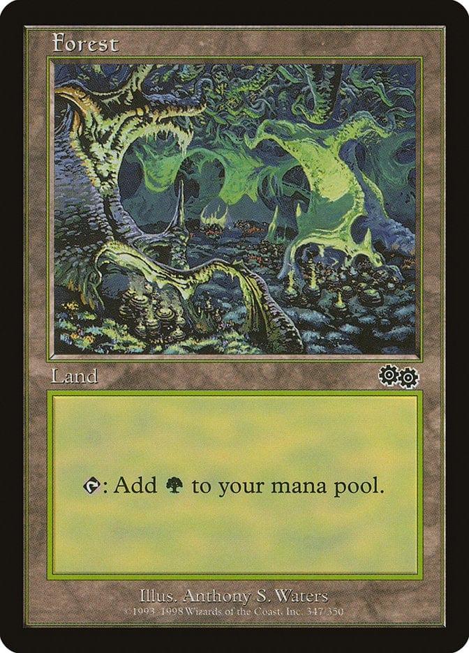 Magic: The Gathering MTG Single Forest (347) [Urza's Saga]