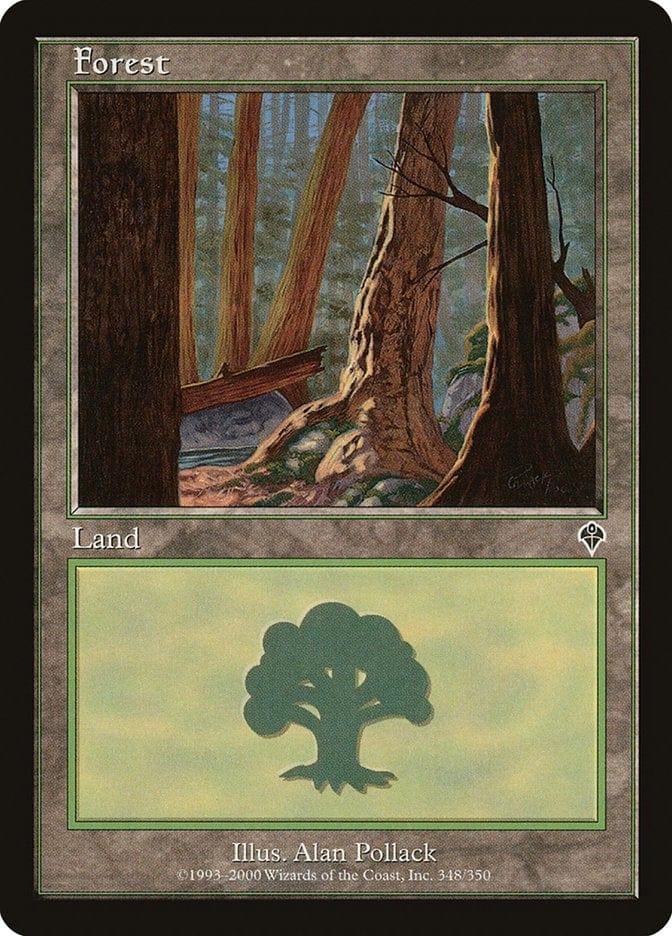 Magic: The Gathering MTG Single Forest (348) [Invasion]