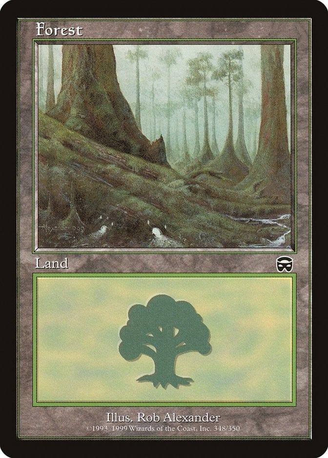 Magic: The Gathering MTG Single Forest (348) [Mercadian Masques]