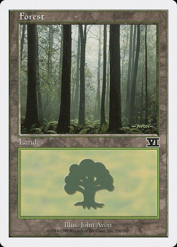 Magic: The Gathering MTG Single Forest (350) [Classic Sixth Edition]