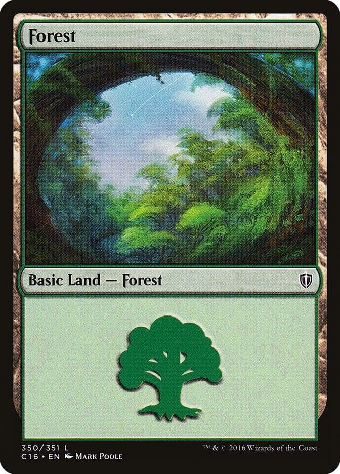 Magic: The Gathering MTG Single Forest (350) [Commander 2016]