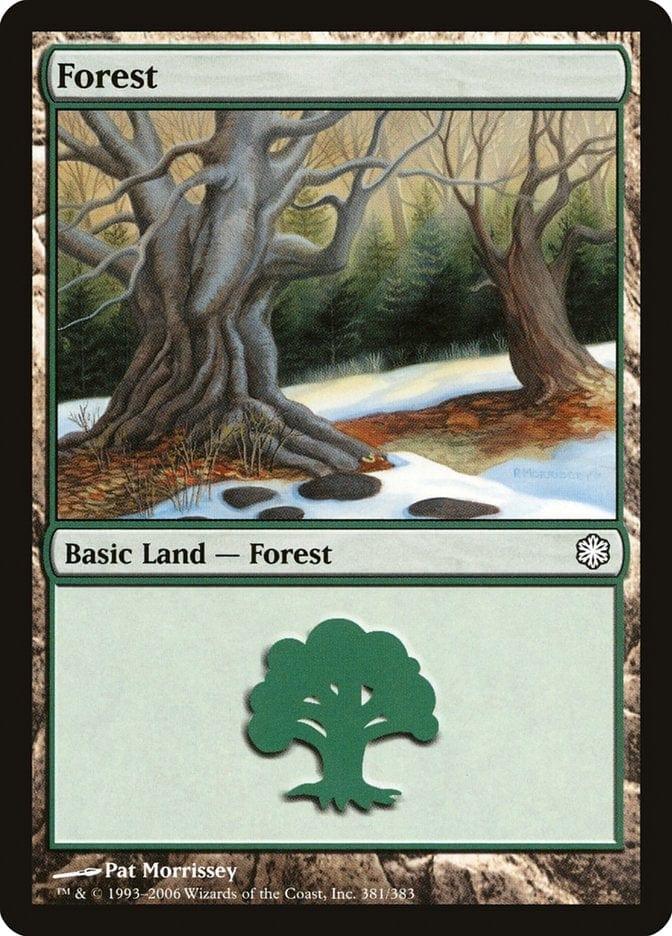 Magic: The Gathering MTG Single Forest (381) [Coldsnap Theme Decks]