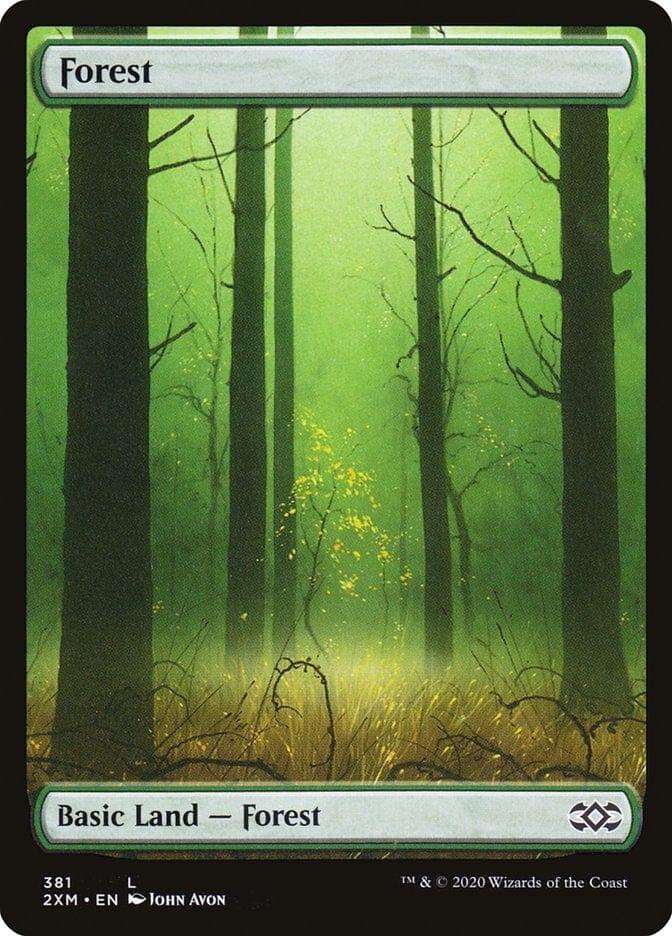 Magic: The Gathering MTG Single Forest (381) [Double Masters]