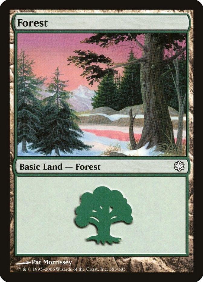 Magic: The Gathering MTG Single Forest (383) [Coldsnap Theme Decks]