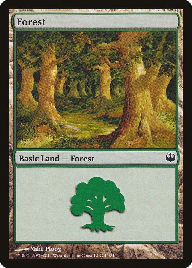 Magic: The Gathering MTG Single Forest (44) [Duel Decks: Knights vs. Dragons]