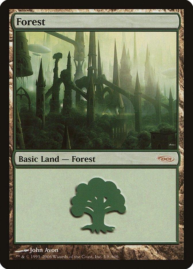 Magic: The Gathering MTG Single Forest (5) [Arena League 2006]