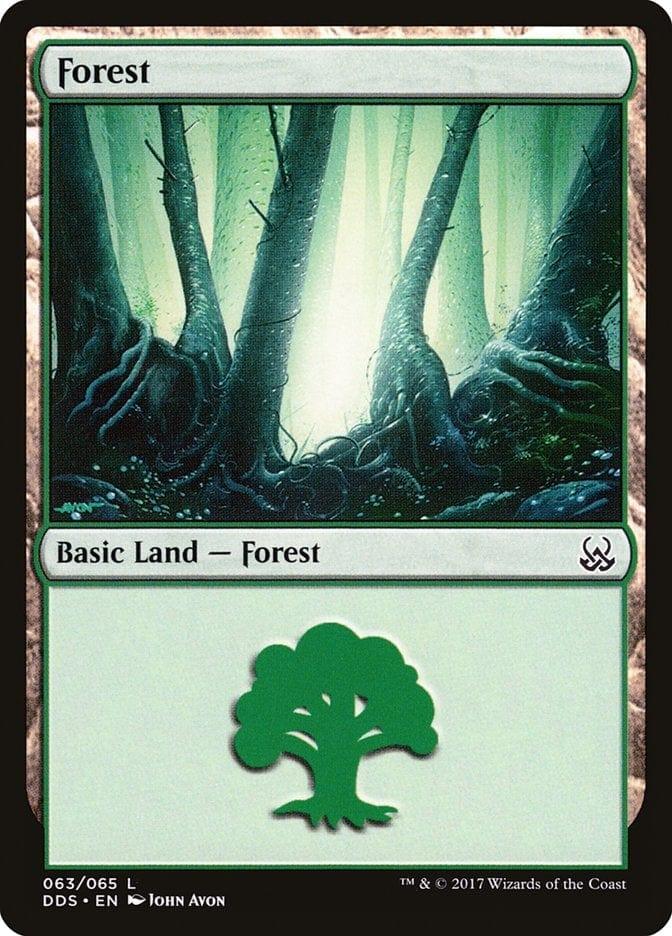 Magic: The Gathering MTG Single Forest (63) [Duel Decks: Mind vs. Might]