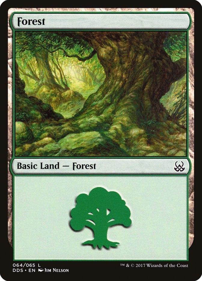 Magic: The Gathering MTG Single Forest (64) [Duel Decks: Mind vs. Might]