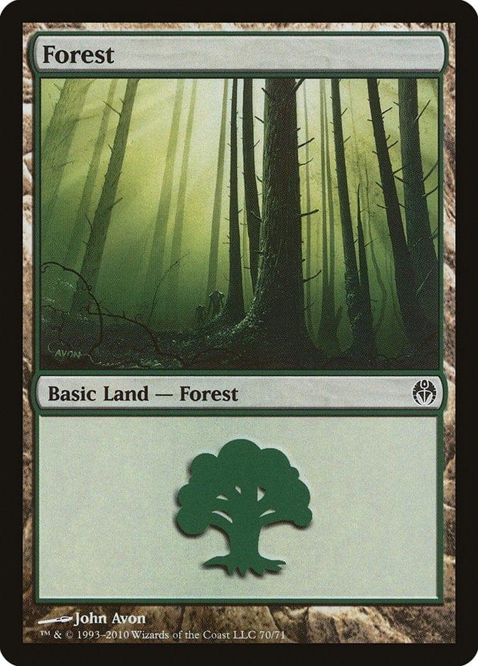 Magic: The Gathering MTG Single Forest (70) [Duel Decks: Phyrexia vs. the Coalition]