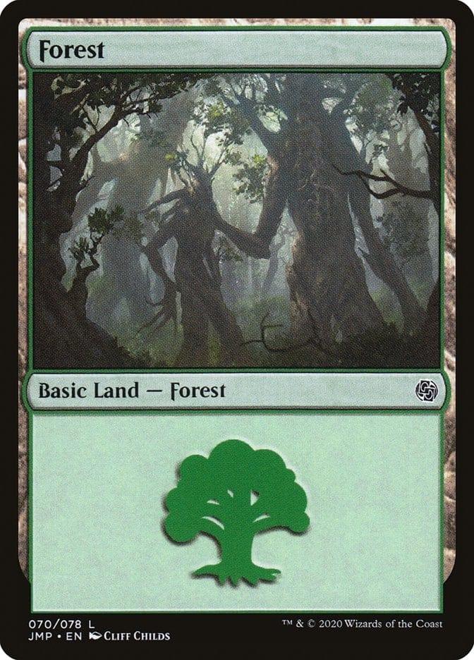 Magic: The Gathering MTG Single Forest (70) [Jumpstart]