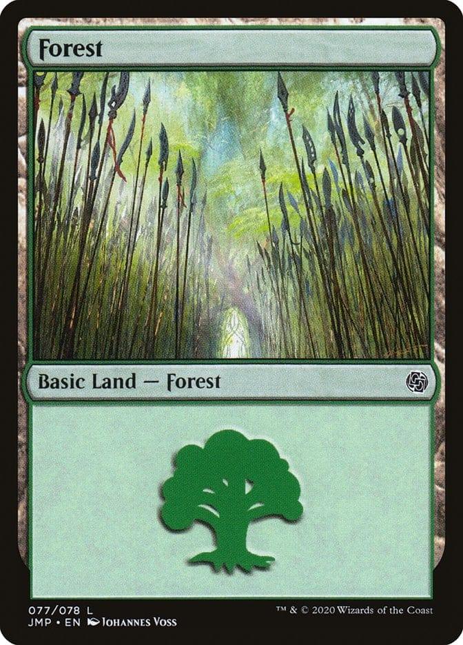 Magic: The Gathering MTG Single Forest (77) [Jumpstart]