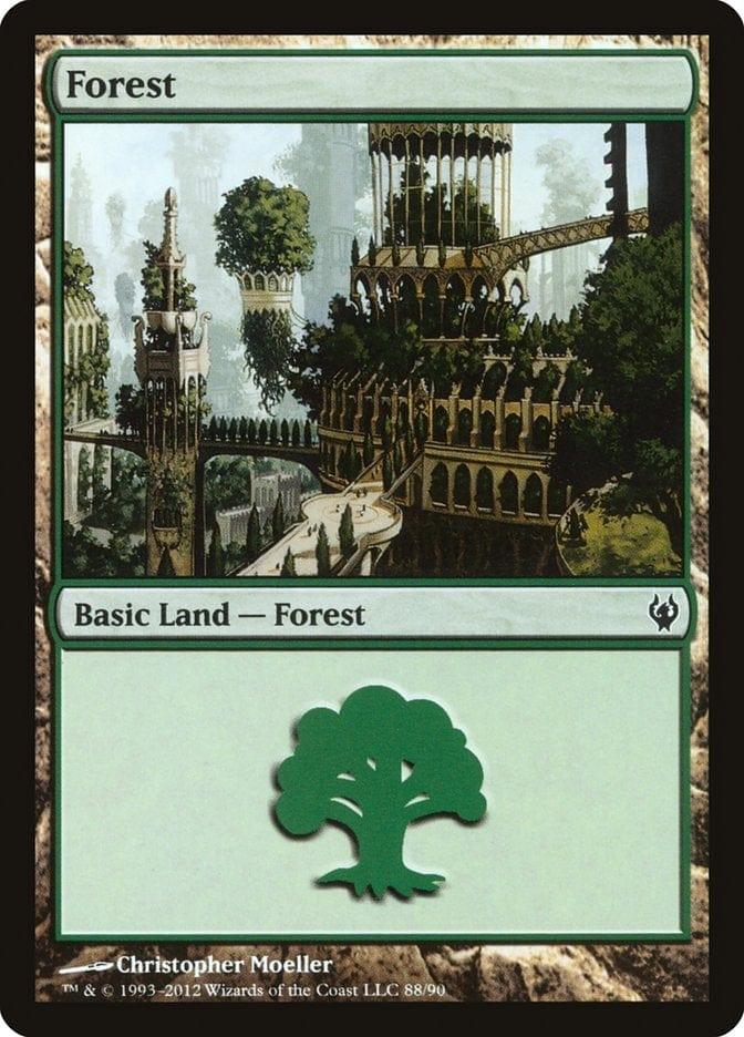 Magic: The Gathering MTG Single Forest (88) [Duel Decks: Izzet vs. Golgari]