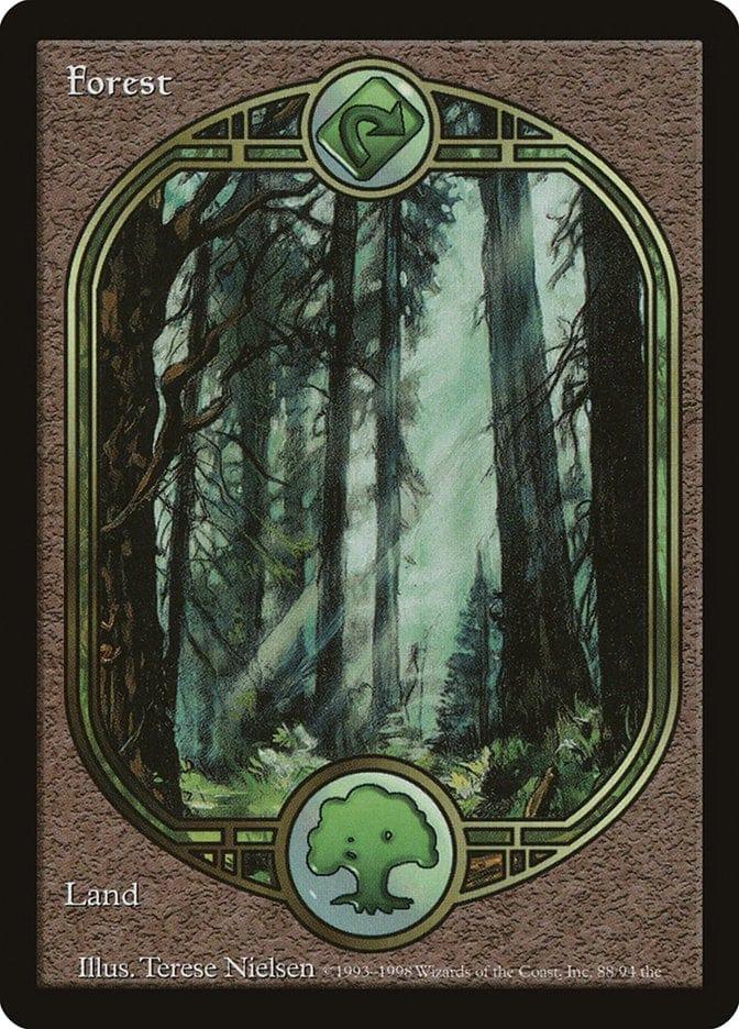 Magic: The Gathering MTG Single Forest (88) [Unglued]
