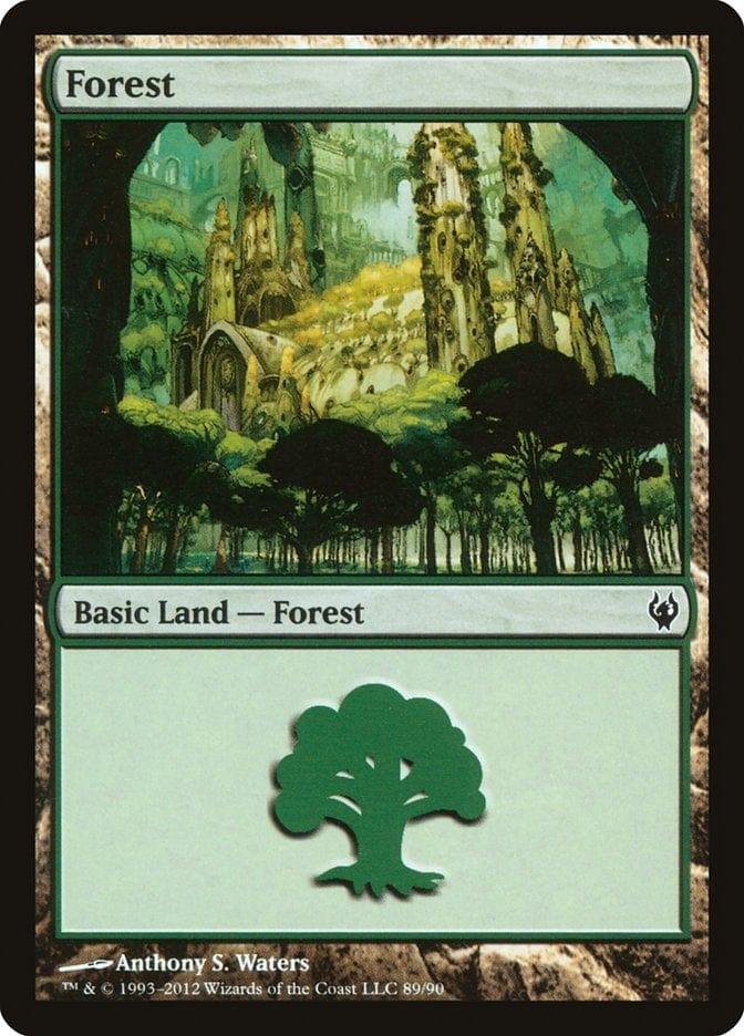 Magic: The Gathering MTG Single Forest (89) [Duel Decks: Izzet vs. Golgari]