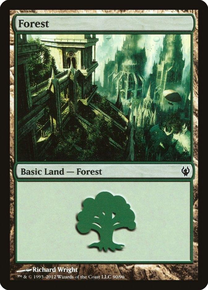 Magic: The Gathering MTG Single Forest (90) [Duel Decks: Izzet vs. Golgari]