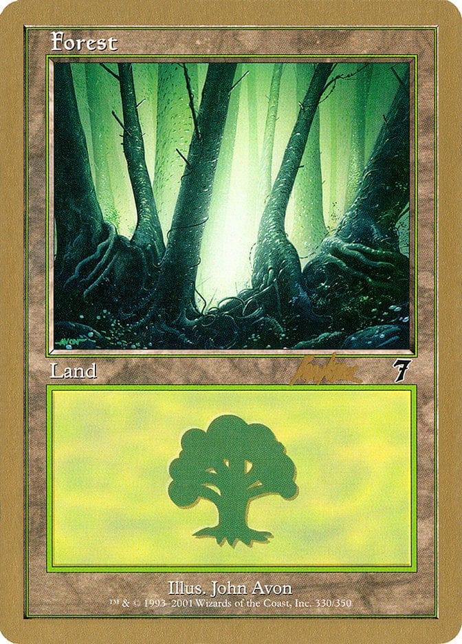 Magic: The Gathering MTG Single Forest (bk330) [World Championship Decks 2002]