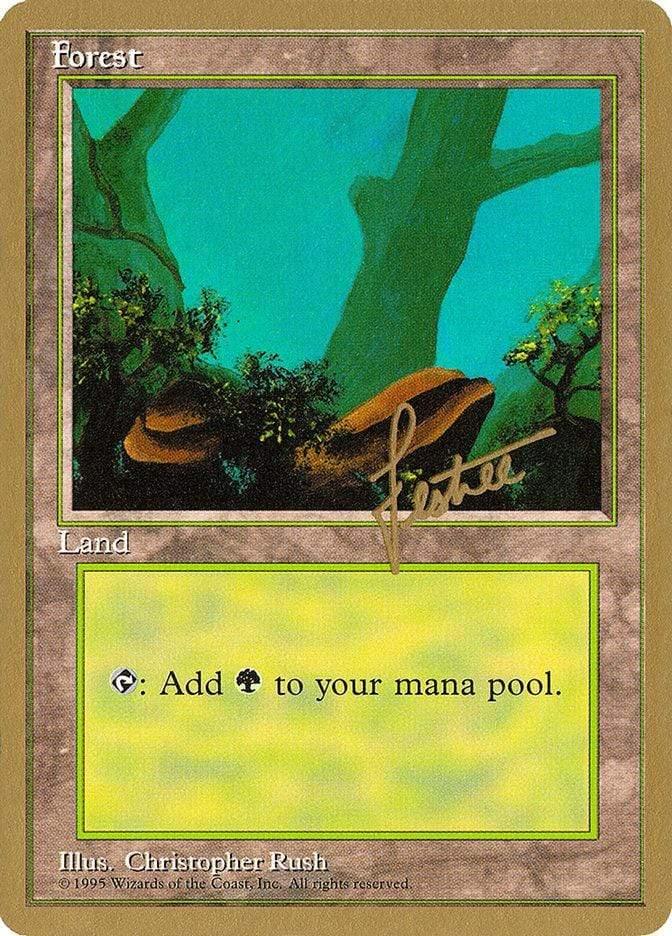 Magic: The Gathering MTG Single Forest (bl378) (Bertrand Lestree) [Pro Tour Collector Set]