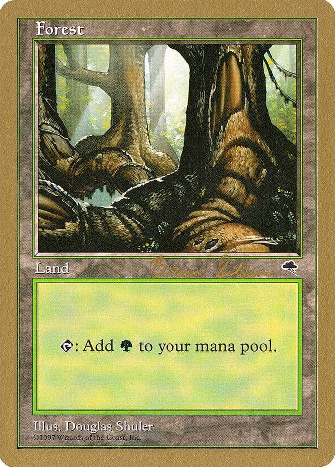 Magic: The Gathering MTG Single Forest (bs348) [World Championship Decks 1998]