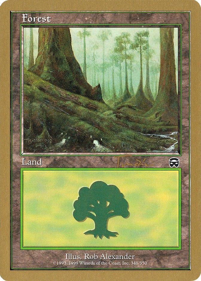 Magic: The Gathering MTG Single Forest (jt348) [World Championship Decks 2001]