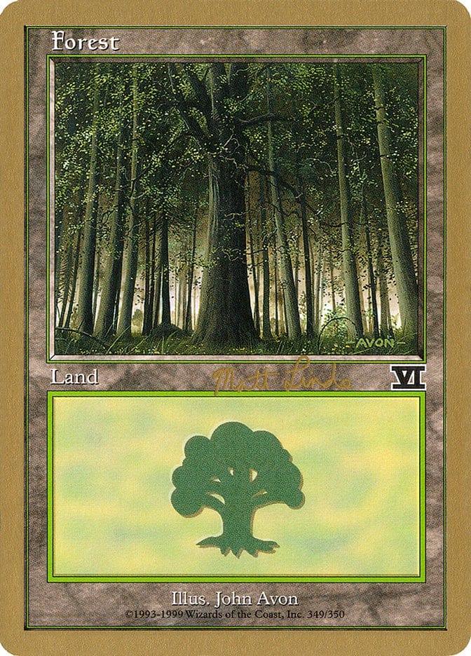 Magic: The Gathering MTG Single Forest (ml349) [World Championship Decks 1999]