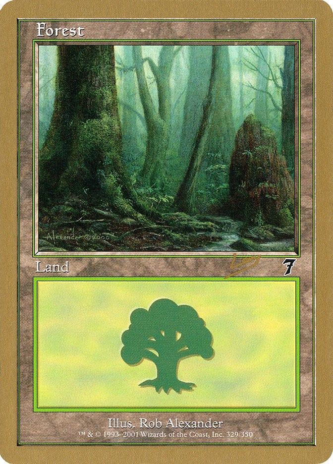 Magic: The Gathering MTG Single Forest (rl329) [World Championship Decks 2002]