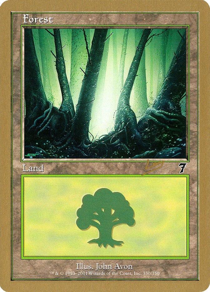 Magic: The Gathering MTG Single Forest (rl330) [World Championship Decks 2002]