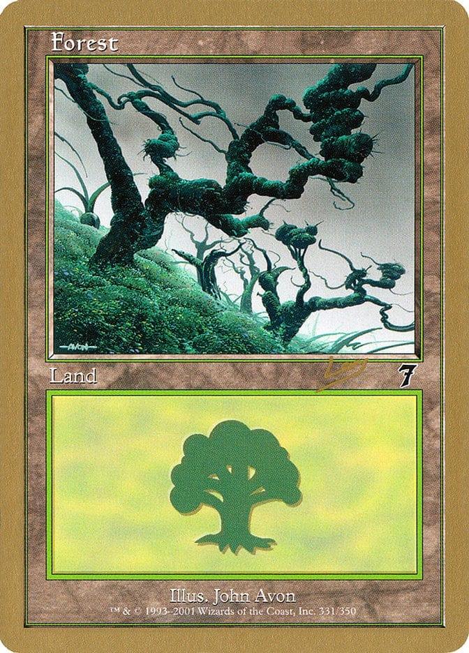 Magic: The Gathering MTG Single Forest (rl331) [World Championship Decks 2002]