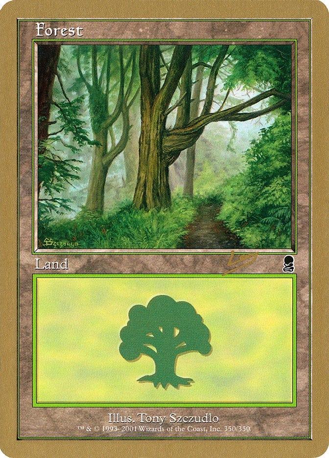 Magic: The Gathering MTG Single Forest (rl350) [World Championship Decks 2002]