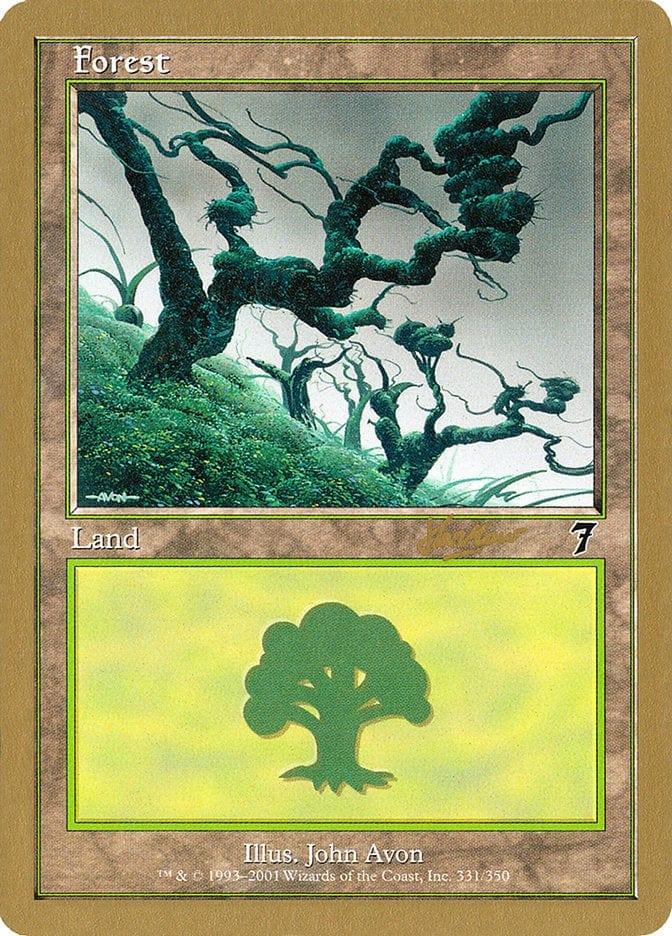 Magic: The Gathering MTG Single Forest (shh331) [World Championship Decks 2002]