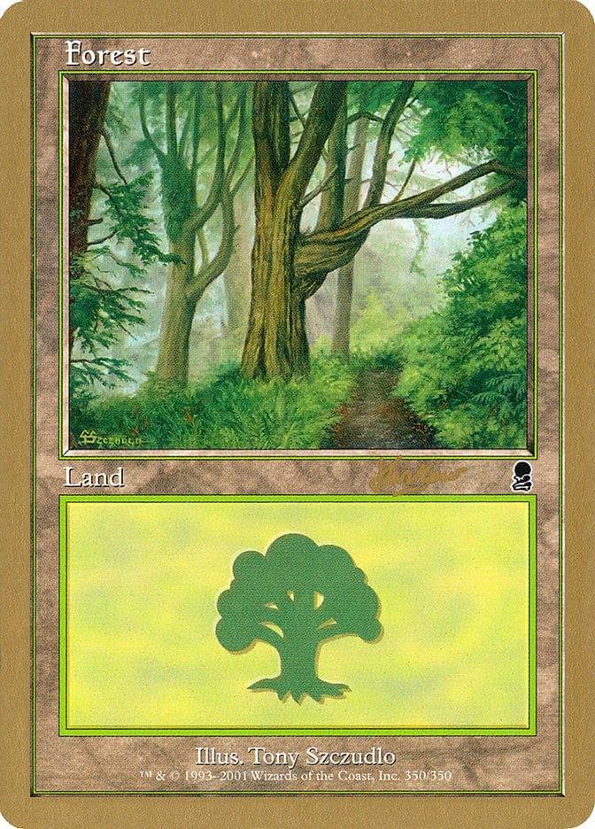 Magic: The Gathering MTG Single Forest (shh350) [World Championship Decks 2002]