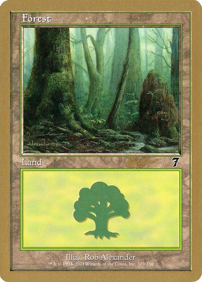 Magic: The Gathering MTG Single Forest [World Championship Decks 2002]