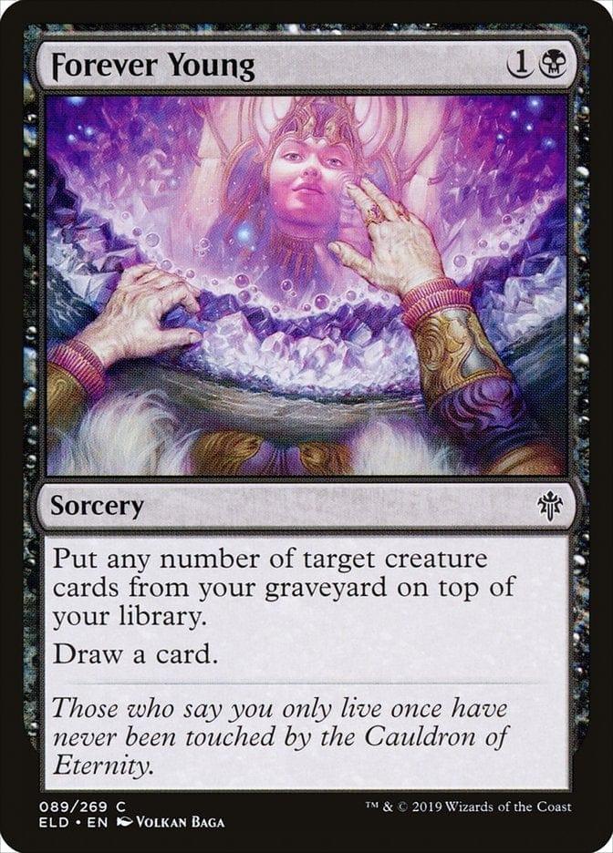 Magic: The Gathering MTG Single Forever Young [Throne of Eldraine]