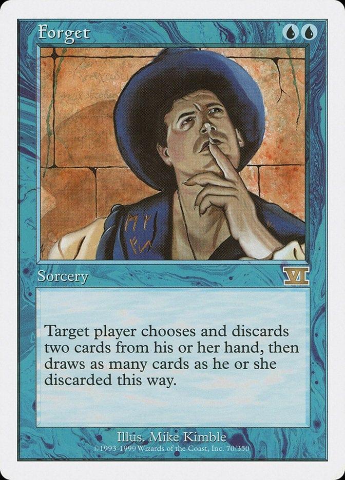 Magic: The Gathering MTG Single Forget [Classic Sixth Edition]