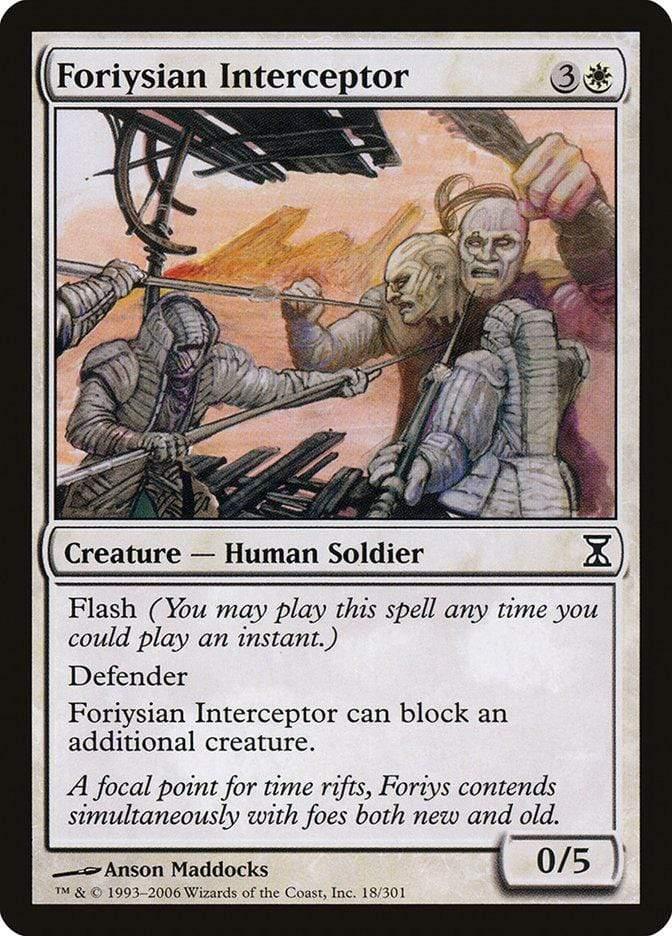 Magic: The Gathering MTG Single Foriysian Interceptor [Time Spiral]