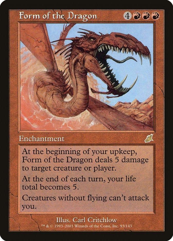 Magic: The Gathering MTG Single Form of the Dragon [Scourge]