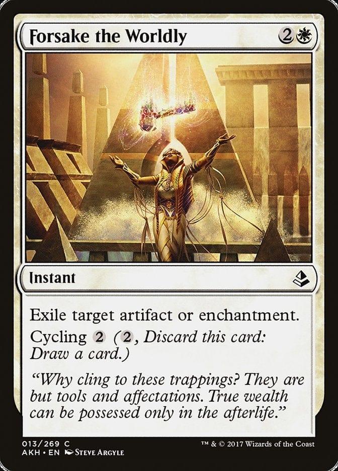 Magic: The Gathering MTG Single Forsake the Worldly [Amonkhet]