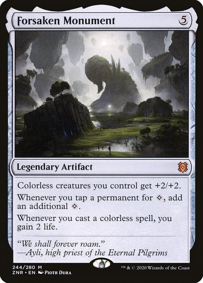 Magic: The Gathering MTG Single Forsaken Monument [Zendikar Rising]