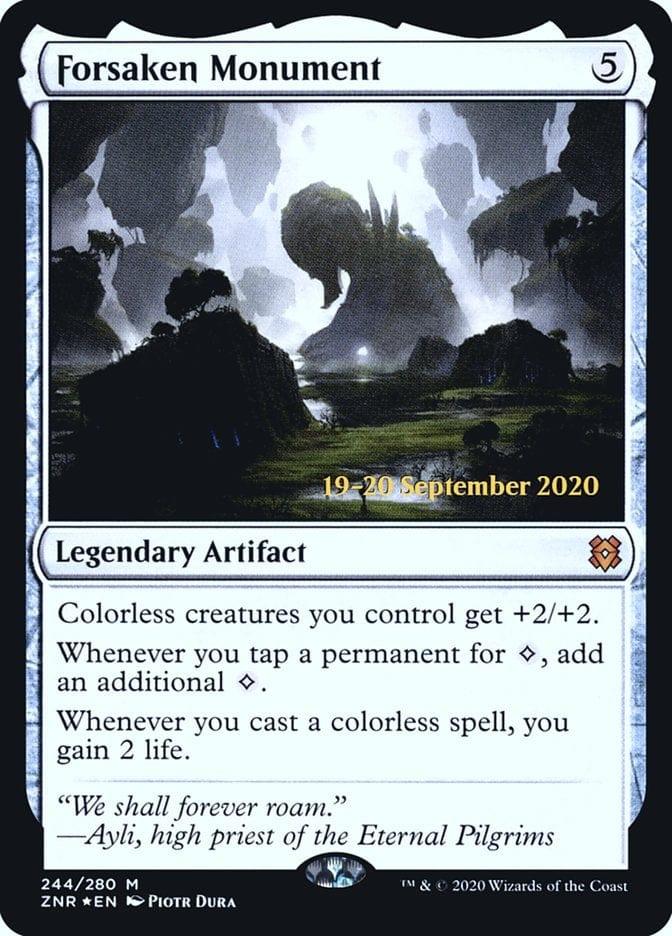 Magic: The Gathering MTG Single Forsaken Monument [Zendikar Rising Prerelease Promos]