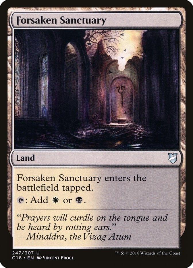 Magic: The Gathering MTG Single Forsaken Sanctuary [Commander 2018]