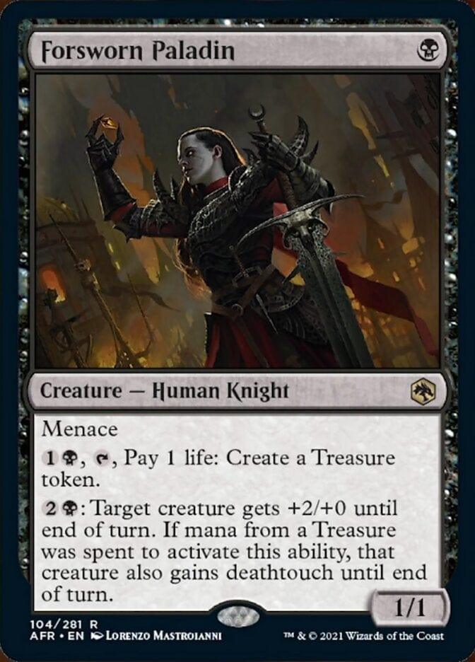 Magic: The Gathering MTG Single Forsworn Paladin [Dungeons & Dragons: Adventures in the Forgotten Realms]