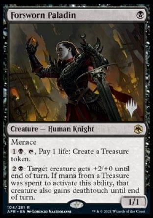 Magic: The Gathering MTG Single Forsworn Paladin (Promo Pack) [Dungeons & Dragons: Adventures in the Forgotten Realms Promos]