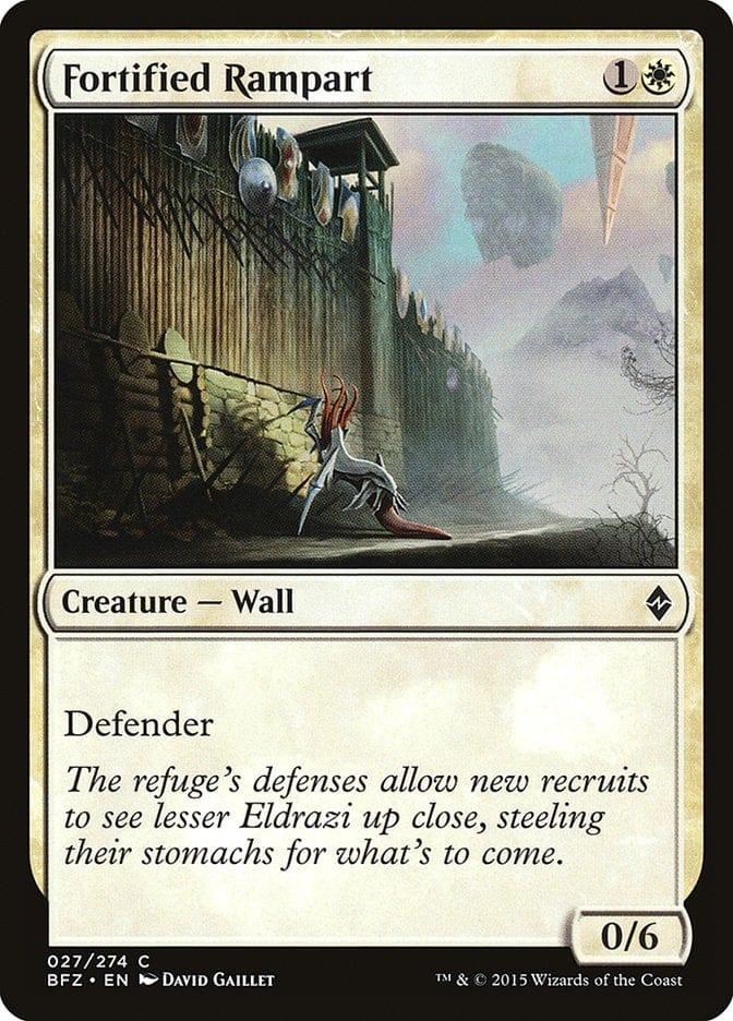 Magic: The Gathering MTG Single Fortified Rampart [Battle for Zendikar]