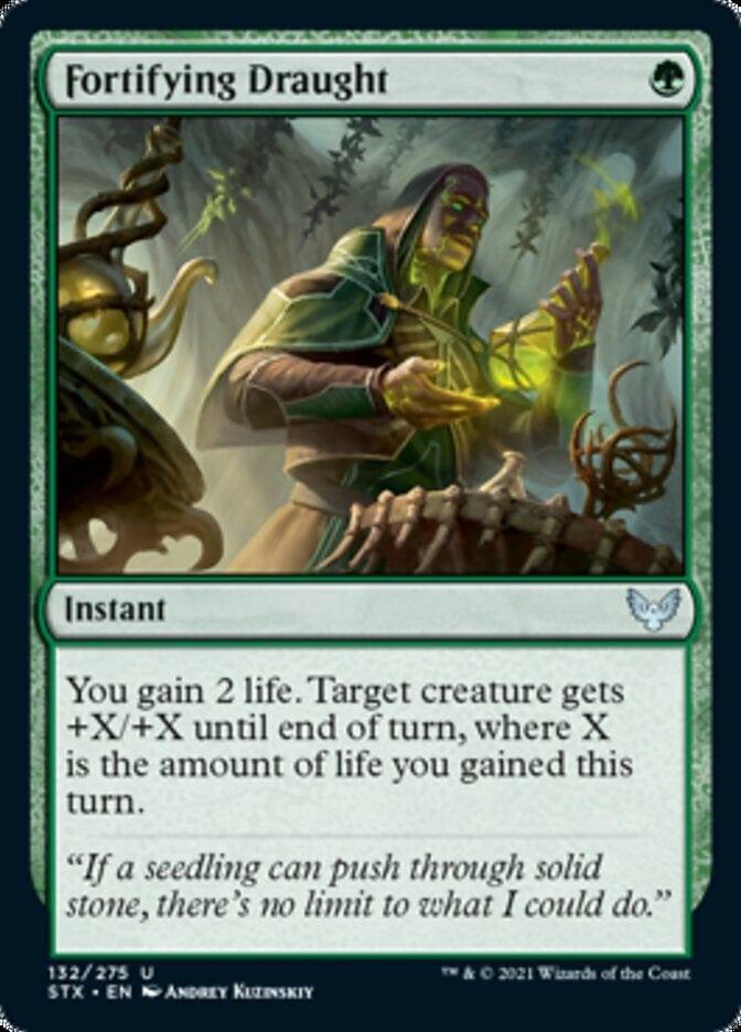Magic: The Gathering MTG Single Fortifying Draught [Strixhaven: School of Mages]