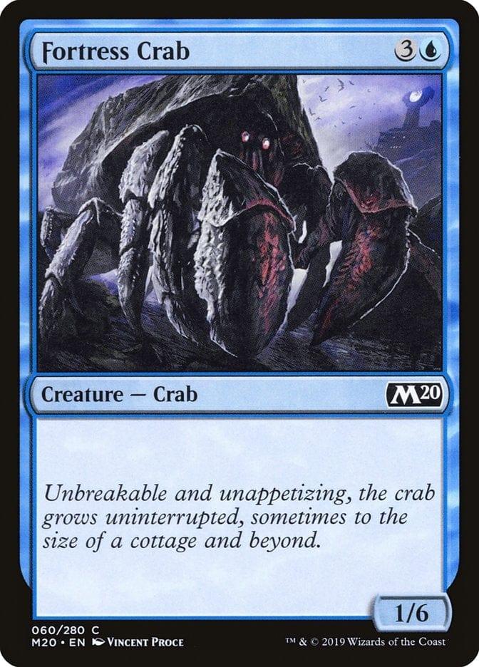 Magic: The Gathering MTG Single Fortress Crab [Core Set 2020]